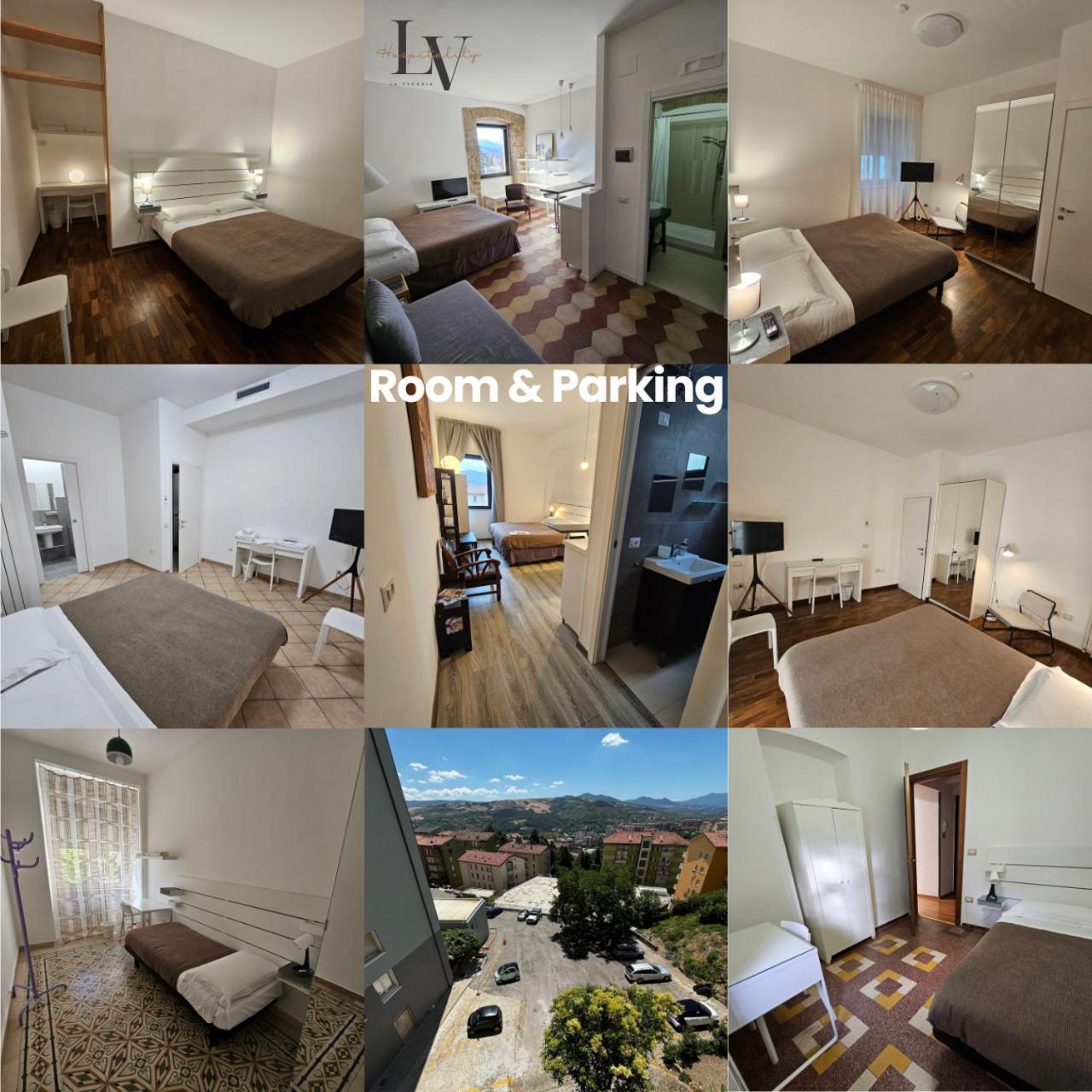 Room & Parking In Centro Citta Con Parcheggio Privato E Wifi 波坦察 外观 照片